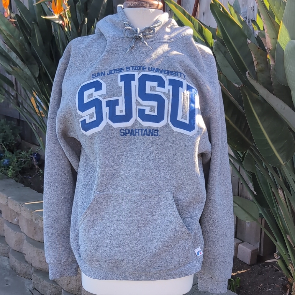 Russell Athletic Gray SJSU Spartans Hoodie